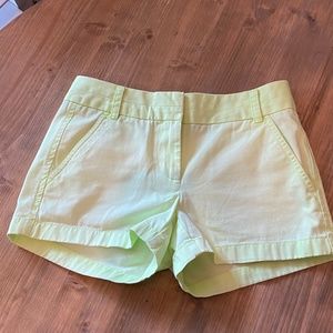 J.Crew Chino Shorts- Lime Green